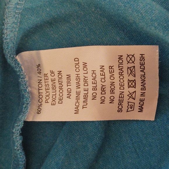 Grand Cayman Turquoise Graphic Tee Sz XL - Picture 4 of 6